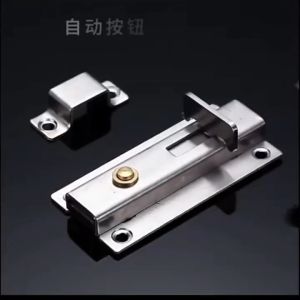 Khóa cửa chốt lò xo tự động inox chống trộm không dễ rỉ sét dùng cho cửa sắt cửa gỗ