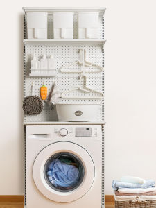 Hardware Young Adult Wire-Wrap Board Washing Machine Storage Rack Bathroom Floor Storage Rack Punch-Free Balcony Top Shelf