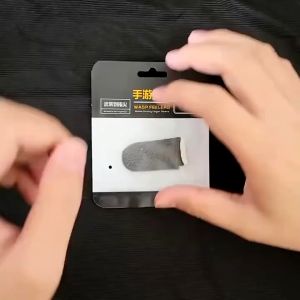 ถุงนิ้วมือระบายอากาศเล่นเกม การสัมพัสหน้าจอมือถือปลายนิ้วปกคลุมสำหรับ ลื่นหน้าจอสัมผัส