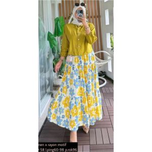 Set Rok Felicia Polo Linen Premium