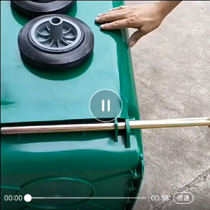 240/100L Heavy-Duty Wheels For Large Bins Changing Wheel For moving Trash Can Wheel Replacement Hardware