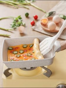 Panci Goreng Omelette Telur Cetakan Kue Panci 1 Sekat / 3 Sekat / Panci 4 Sekat