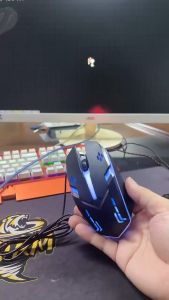 Chuột máy tính chuột LED văn phòng có dây siêu rẻ nhạy bền đẹp