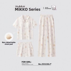 GONGDIE | Padded Summer Pajama Set