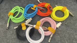 1-2M Quick Charge USB Cable 180° Rotation Elbow Data Cable 120W 6A Fast Charge USB Type C Cable Fast Charge Type C Silicone Data Cable Usb C Charger Cable for Xiaomi Samsung Huawei