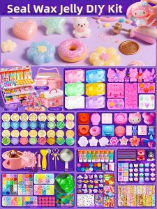 Children Birthday Gift Toy Kit Wax Seal Stamp DIY Materials