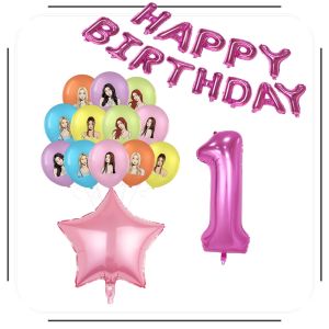 Hasbro | New Katseye Birthday Balloons Decoration Set 12/24/36/48PCS Latex Balloons For Kids Girl Party Supplies Favor Decorations
