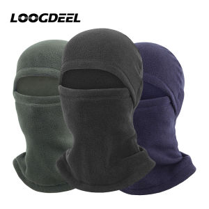LOOGDEEL Neck Warmer Cycling Skiing Motorcycling Windproof Cap Face Cover Winter Warm Polar-fleece Balaclava Hat Full Face Mask