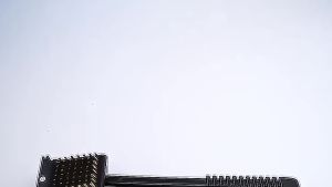 3 In 1 36cm Long Handle Barbecue Grill Brush Copper Wire Bristles Barbecue Cleaner Shovel BBQ Tool