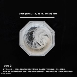 RENJIANKAIHUA | Đĩa Salad Kính Mây Trắng Gốc