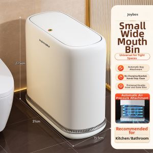 Joybos | Automatic Adhesive Toilet-specific High-leg Trash Can with Lid