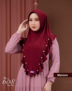 Jilbab hijab kerudung bergo krudung wanita dewasa jersey instan jumbo syari terbaru new terlaris terkini modern kekinian murah viral 2022 Arrafi AR 608 adem mudah di bentuk cantik pet antem bahan stella best seller cantik bayar di tempat COD gratis ongkir