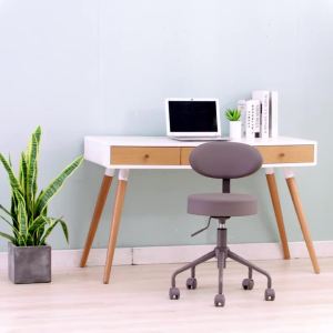 Rotatable Adjustable Beauty Chair Round