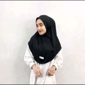 Hijab KENAN (ori) non pet Clara // kerudung non pet merk kenan size M hijab instan slup non pet kenan