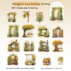 15 Cái Vật Liệu Làm Hàng Rào DIY Trang Trí Văn Phòng Phẩm Nhãn Dán Gói Phong Cảnh Bất Động Sản 165x112mm Cho Thủ Công Và Dự Án