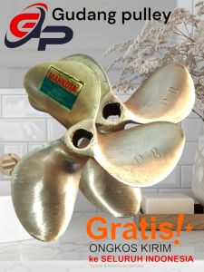 besi kuningan asli>>> Grosir kipas perahu baling perahu D-8 as 3/4 / D3 x D8 as 19mm