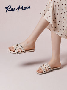 Reemoor | French Style New Pearl Slides Sandals