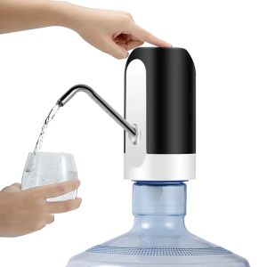 USB Rechargeable Automatic Water Dispenser Pump Portable Silent Touch Electric Drinking Bottle 19L Kitchen Bar Home Use