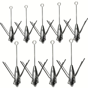 Sputnik Sinker Long Tail Fishing Weights Anti-Snag Surf Casting Spider Sinker for Freshwater Saltwater Ocean Beach Casting