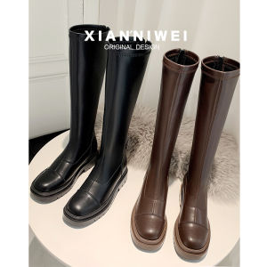 XIANNIWEI | Thick Warm Slim Knight Boots Women