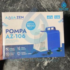 AQUAZEN AZ - 106 Pompa Celup Aquarium 60 W 5000 Litter Submersible Pump Kolam Koi
