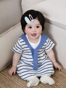 Cute Thin Sailor Collar Dress for Girls