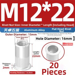 TIANZHUOJINSHU | Guobiao Standard Rivet Nuts stainless steel and galvanized