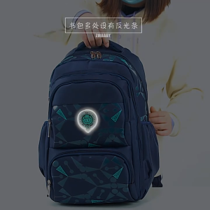 Student schoolbag large capacity wear-resistant  load reducing ridge protection waterproof and light schoolbag