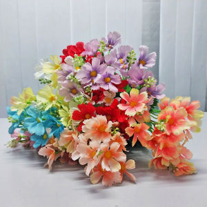 Azgalery PBP109 / Tanaman Hias Bunga Apple Blossom Krisan Tangkai Plastik Artificial Decoration Flower Ornamen Hiasan Dekorasi Ruangan Rumah Buatan / COD