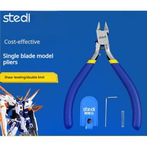 Stedi คีมตัดขอบเดี่ยวสำหรับโมเดลกันดั้มคีมตัดปืน MS-104คีมปากน้ำเครื่องมือประกอบทางทหาร