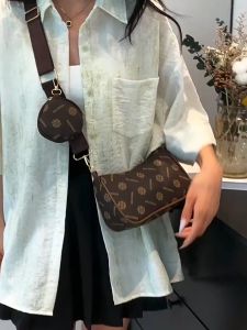 กระเป๋าสะพายไหล่ สะพายข้าง หนัง PU มีซิป หรูหรา แฟชั่นสําหรับผู้หญิง