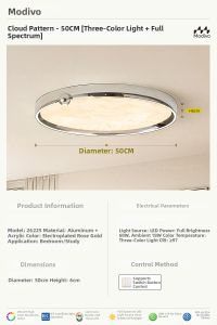 FANCY LAMP CLUB | Modern Minimalist Bedroom Ceiling Light