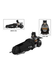 Batman Assembly Building Blocks Figure Toy DC Comic Series White Knight Batmobile Collectible PVC Action Figure for Ages 8+