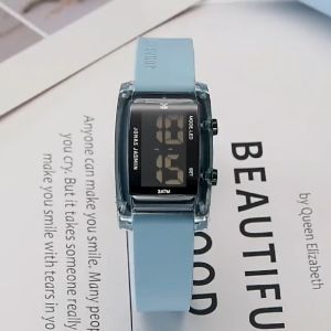 Jam Tangan Wanita Jonas Jasmin 2248 Digital Sports Original Rubber Anti Air