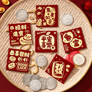 Dizoey 6PCS Small Mini Chinese New Year Red Envelopes 2026 Horse Year Hongbao Lucky Money Envelopes Red Packet for Spring Festival Decoration