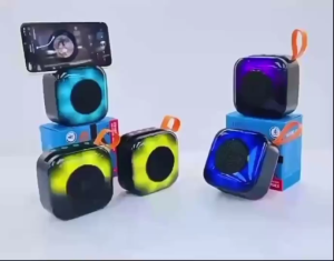 Portable Outdoor Bluetooth Speaker with RGB Light - Wireless Clear Sound & Enhanced Bass