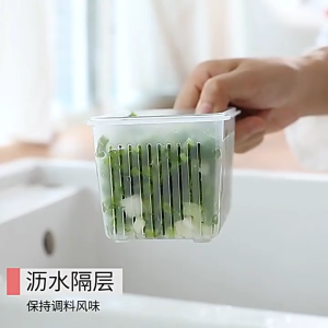 SEA JJT กล่องเก็บอาหารเกรดอาหารสำหรับแช่แข็งผลไม้ผัก - ภาชนะรักษาความสดใหม่แบบปิดสนิท