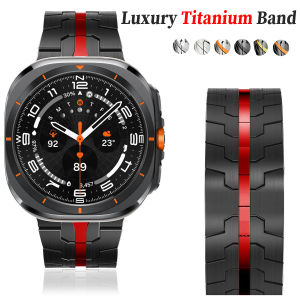 Titanium Band for Samsung Galaxy Watch Ultra 2025 Men Bracelet Luxury Metal Strap for Samsung Galaxy Watch 7Ultra 47MM Correa