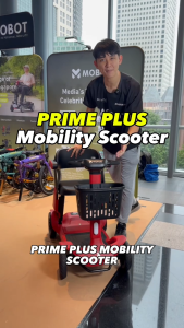 MOBOT SG OFFICIAL | PRIME Plus Mobility Scooter PMA | All-Terrain | Turn Safe Tech | LTA Compliant