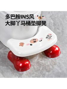 หนาขึ้น เก้าอี้สตูลพลาสติกสำหรับเด็กในห้องน้ำ กันลื่น เฟอร์นิเจอร์ในครัวเรือน อุปกรณ์เสริมเพื่อการพักผ่อน เก้าอี้สตูลวางเท้า