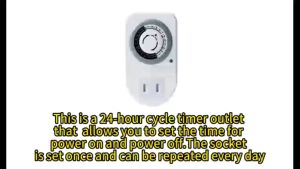 Switch Timer Socket Ebike 24 Hours Electrical Machinery Time Wall Plug Switch Digital Cyclic Timer Socket