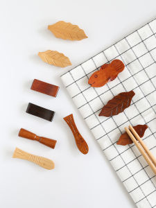 Rustic Wooden Chopsticks Holder Home Decorative Item Chinese Style Dining Utensils Set Wood Material from Mainland China