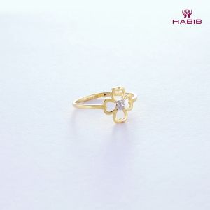 HABIB 375/9K Yellow and White Gold Ring MNM331(R)