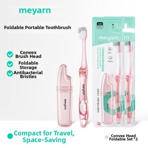 MEYARN | Orthodontic Folding Portable Toothbrush Soft Bristles