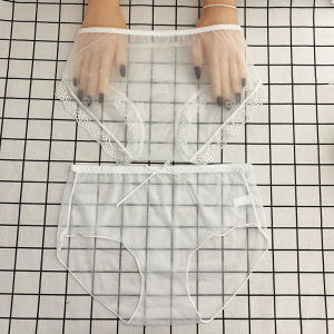 Quần Lót Ren Lưới Gợi Cảm Siêu Mỏng Cho Nữ Cạp Giữa Cỡ Lớn Mềm Mại Thoải Mái Quần Lót Ren Trong Suốt