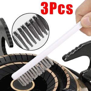 3Pcs Kitchen Gas Stove Cleaning Brush Metal Wire Brush for Faucet Powerful Decontamination Brush Household Cleaning Tool
