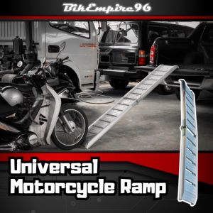 Premium Heavy Duty Motorcycle Ramp with Sturdy Design & Anti-slip surface Lightweight Easy Storage Easy to Use