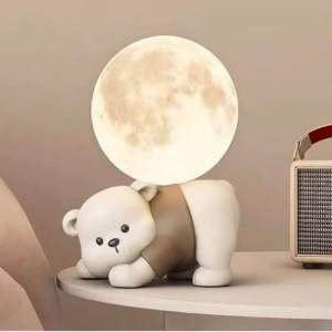 D052 Đèn ngủ hình gấu sáng tạo decor trang trí phòng ngủ không gian ấm cúng dễ thương