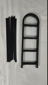 MallMainan-C807 Rak Sepatu Sandal 4 Tingkat Penyimpanan Multifungsi Bahan Plastik / Rak Susun Portable Tempat Sepatu Home Organizer Shoe Rack