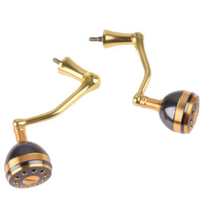 DEUKIO Rose Golden Fishing Reel Handle Replacement Part Aluminum Alloy Reel Handle Rocker Arm Fishing Tackle Grip Reel Accessory